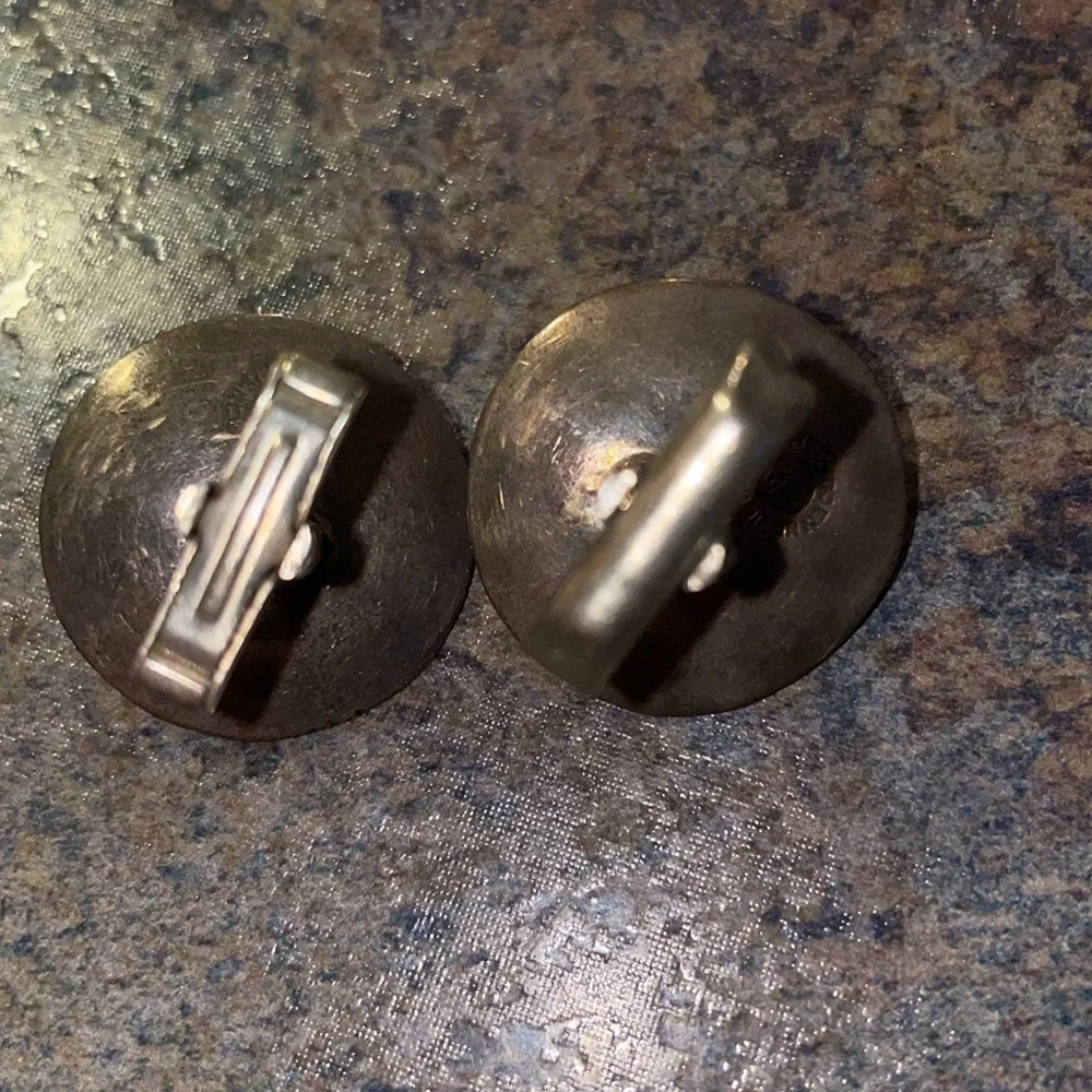 Vintage Silver 925 Mexico Sombrero Hat Cufflinks
